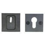 SKG3 Veiligheid-rozet BASICS BSQVEIL met kerntrekbeveiliging vierkant PVD Gunmetal