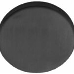 Blindplaatje Rond verdekt PVD Gunmetal