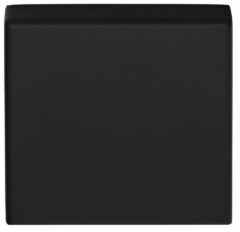 Blindplaatje Vierkant 53x53x10 mm mat zwart
