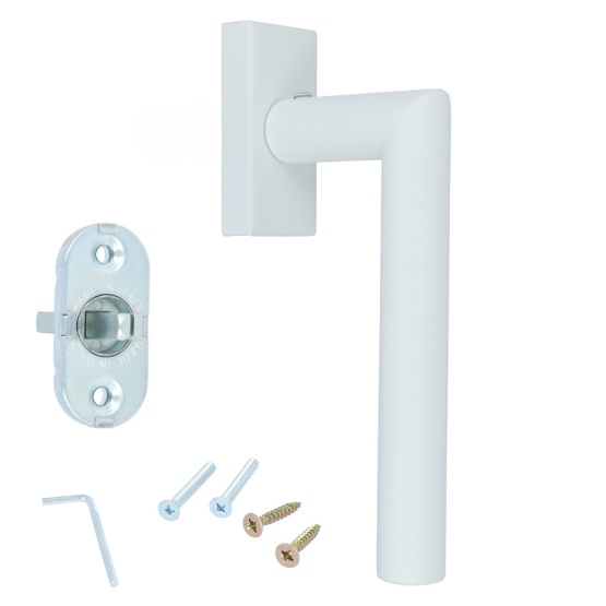 Draaikiepgarnituur BASIC LBII-19DK-Q Mat Wit