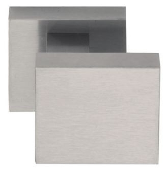 Voordeurknop SQUARE LSQ60V Vast Excentrisch RVS Gepolijst