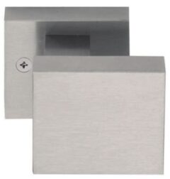 Voordeurknop SQUARE LSQ60D Draaibaar Excentrisch PVD Mat RVS