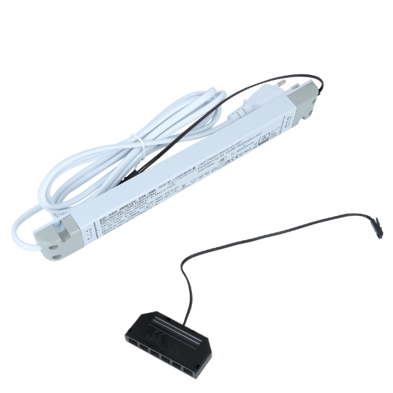Set van 5 led spots inbouw RVS-look