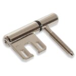 Inboorpaumelle voor houten deuren en metalen kozijnen staal vernikkeld