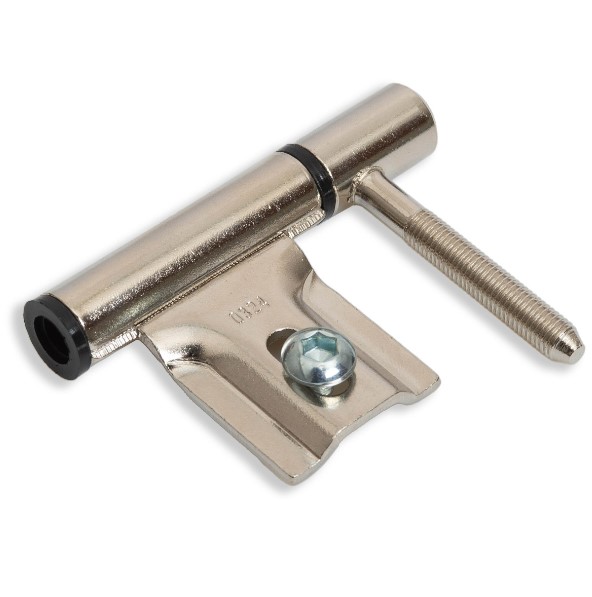 Inboorpaumelle voor houten deuren en metalen montagekozijnen staal vernikkeld