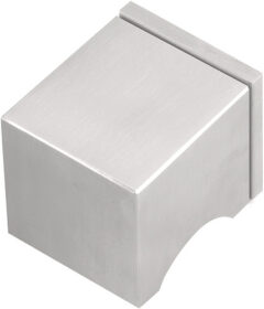 Voordeurknop SQUARE LSQ51D Draaibaar Mat RVS