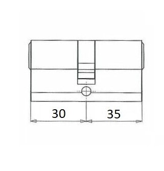 Veiligheidscilinder 30/35 Iseo F9 Met Certificaat SKG3