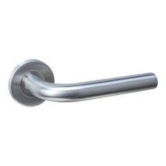 Intersteel deurkruk Q 02 op rozet verdekt ø52x6mm rvs