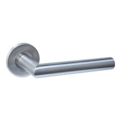 Intersteel deurkruk Q 01 op rozet verdekt ø52x6mm rvs