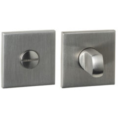 Intersteel WC-sluiting verdekt 53x53x6mm met stift 6-8mm rvs