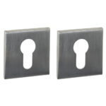 Intersteel cilinderrozetten verdekt 53x53x6mm rvs