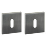 Intersteel sleutelrozetten verdekt 53x53x6mm rvs