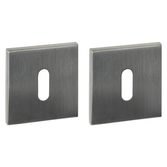 Intersteel sleutelrozetten verdekt 53x53x6mm rvs