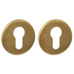 Intersteel cilinderrozetten verdekt ø52x6mm pvd messing mat