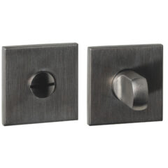 Intersteel WC-sluiting verdekt 53x53x6mm met stift 6-8mm pvd antraciet