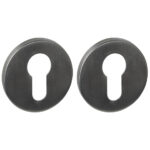 Intersteel cilinderrozetten verdekt ø52x6mm pvd antraciet