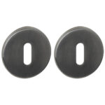 Intersteel sleutelrozetten verdekt ø52x6mm pvd antraciet