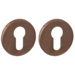 Intersteel cilinderrozetten verdekt ø52x6mm pvd brons