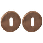Intersteel sleutelrozetten verdekt ø52x6mm pvd brons