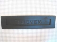Brievenbus messing zwarte coating