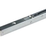 Bascule kantschuif 400x15x15 mm RVS