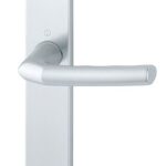 Hoppe Deurkruk op Schild Blind Aluminium F1