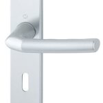 Hoppe Deurkruk op Schild SL56 Aluminium F1