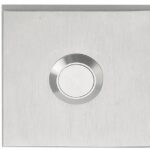 Beldrukker SQUARE LSQ50 Mat RVS 50 mm