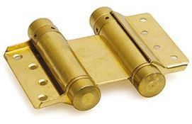 Bommer scharnier Dubbelwerkend 175 mm Vermessingd