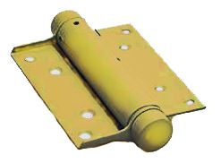 Bommer scharnier Enkelwerkend 100 mm Vermessingd