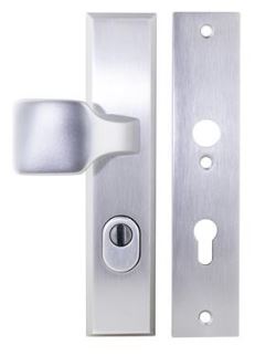 Buva Voordeurgarnituur PC72 met Kerntrekbeveiliging Serie 3400 SKG3 Aluminium F1