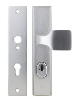 Buva Voordeurgarnituur PC72 met Kerntrekbeveiliging Serie 3400 SKG3 Aluminium F1