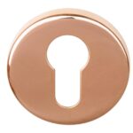 Cilinderplaatje BASIC LBY50 6 mm PVD Gepolijst Koper