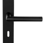 Deurklink op schild SL72 BASICS LBII-19P13N72 mat zwart