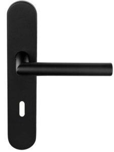 Deurklink op schild SL72 BASICS LBII-19P13N72 mat zwart