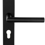 Deurklink op schild PC72 BASICS LBII-19P13Y72 mat zwart