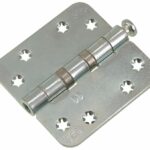 AXA Kogellagerscharnier 89x89x3 Verzink Ronde Hoeken
