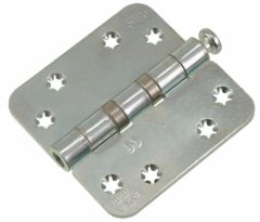 AXA Kogellagerscharnier 89x89x3 Verzink Ronde Hoeken