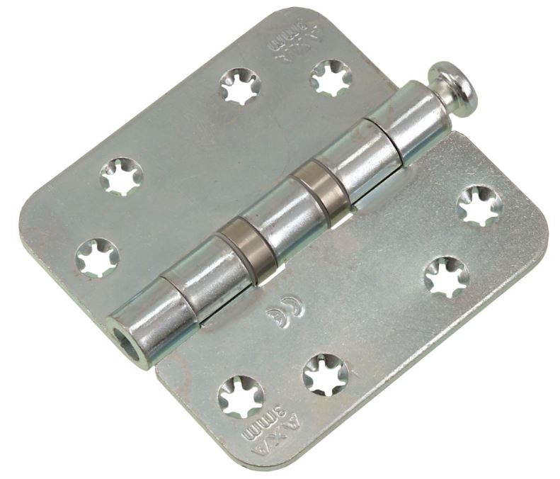 AXA Kogellagerscharnier 89x89x3 Verzink Ronde Hoeken
