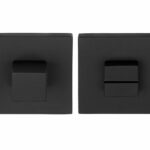 Toiletgarnituur SQUARE LSQWC50B Mat Zwart