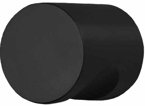 Voordeurknop BASIC LB52V Vast Mat Zwart