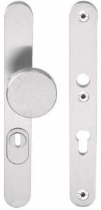 Veiligheidsbeslag met kerntrek beveiliging BASICS LB60-28KT knop/kruk SKG*** RVS PC92