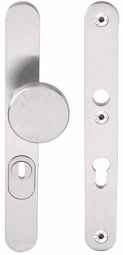 Veiligheidsbeslag met kerntrek beveiliging BASICS LB60-28KT knop/kruk SKG*** RVS PC92