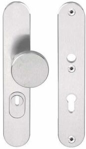 Veiligheidsbeslag met kerntrek beveiliging BASICS LB60-50KT knop/kruk SKG*** RVS PC92