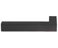 Gatdeel Links Deurkruk SQUARE LSQI-ZR Mat Zwart