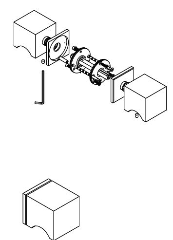Knopkruk SQUARE LSQ51PD ongeveerd op rozet mat zwart - Afbeelding 3