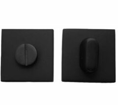 Toiletgarnituur BASICS LSQLBWC50/8 Mat Zwart