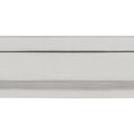 Briefplaat Met Klep Mat RVS