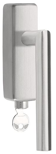 Draaikiepgarnituur BASICS LBII-19DKLOCK-O Mat RVS