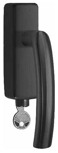 Draaikiepgarnituur BASICS LBXIVDKLOCK-O Links Mat Zwart